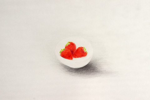 『 いちご / 色鉛筆 』